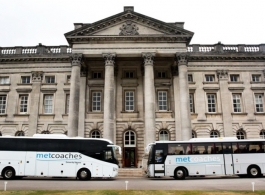 Modern executive wedding coaches in Ascot